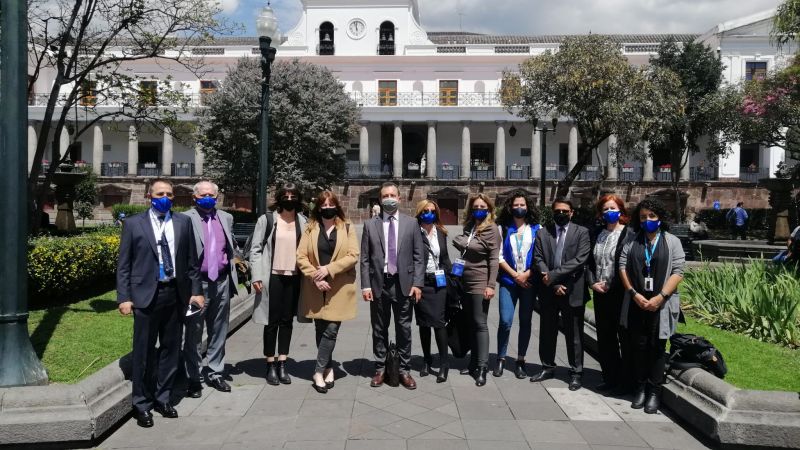 El gobierno de Ecuador y EUROFRONT analizan los desafíos del país respecto a seguridad transfronteriza