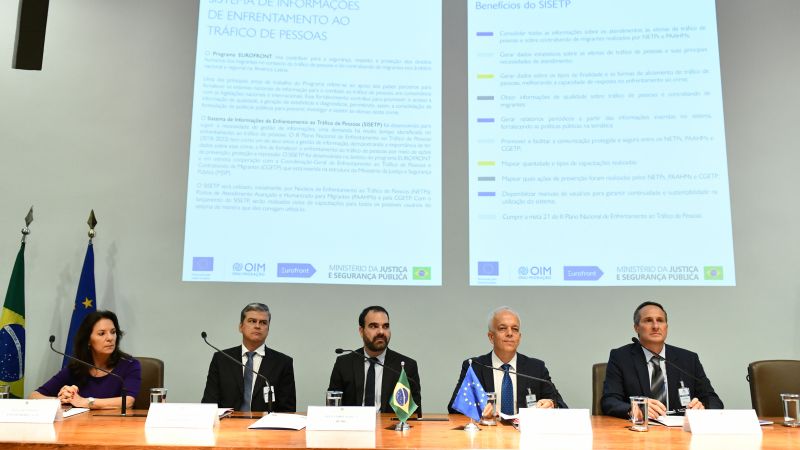 EUROFRONT apoya en Brasil el lanzamiento de un nuevo Sistema de Información para Combatir la Trata de Personas